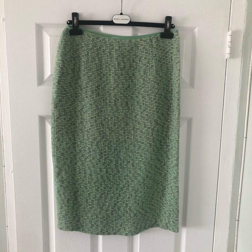 NWT Marc Jacobs Mint Green Corded Pencil Skirt